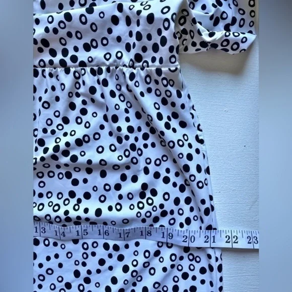 Athena Black White Polka Dot Athletic Dress - Picture 10 of 10